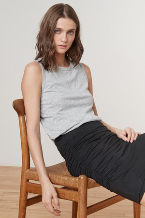 MALENE GAUZY WHISPER PENCIL SKIRT - Velvet Staging 2.0