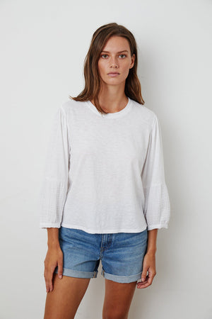MARIEL PUFF SLEEVE TEE - Velvet Staging 2.0