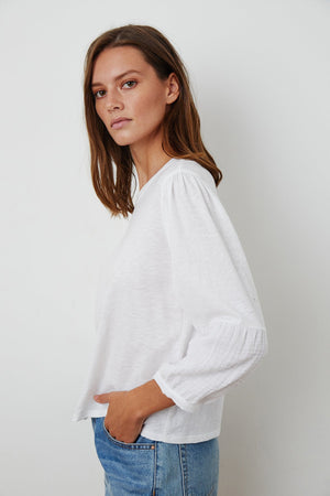 MARIEL PUFF SLEEVE TEE - Velvet Staging 2.0