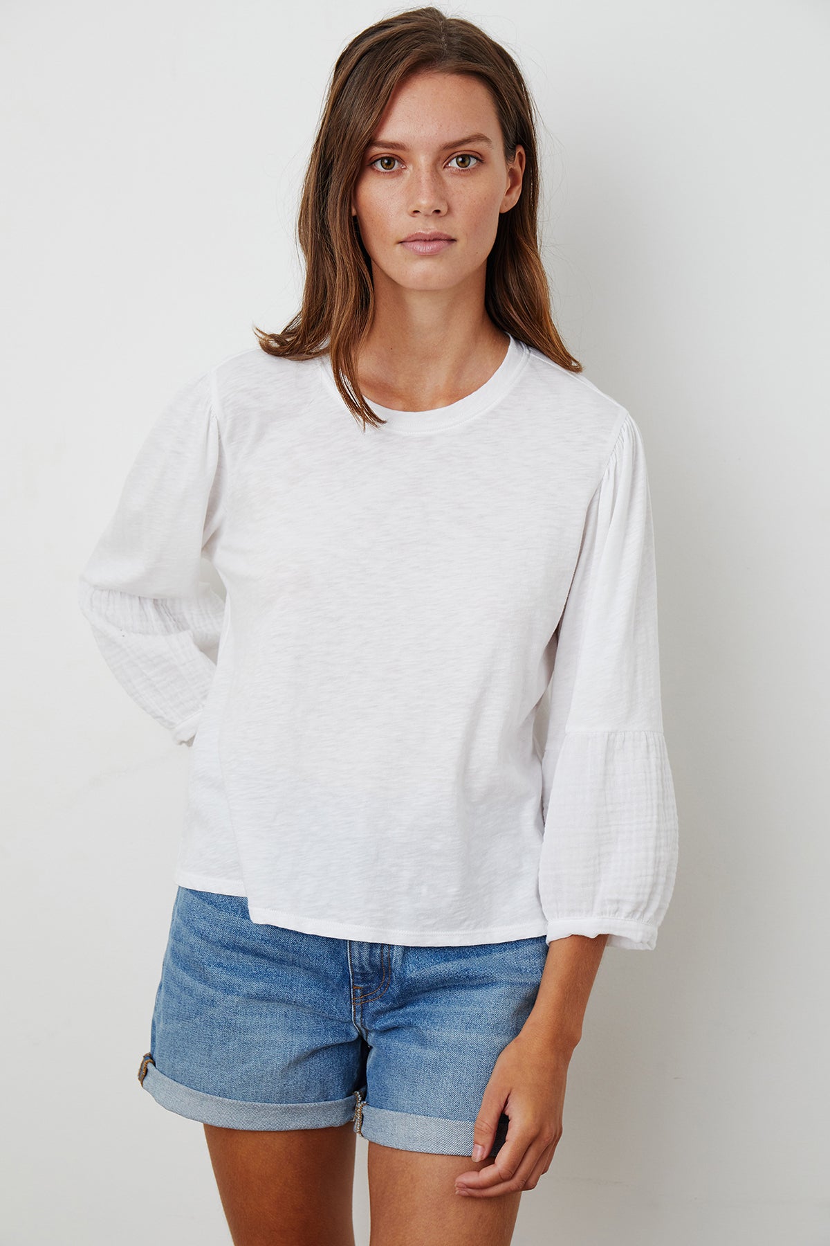 MARIEL PUFF SLEEVE TEE - Velvet Staging 2.0-26916245078212