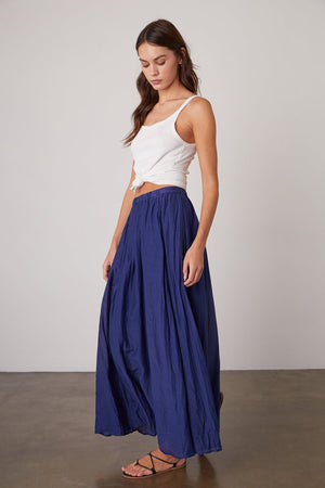 MARIELA MAXI SKIRT - Velvet Staging 2.0