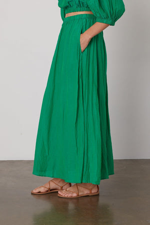 MARIELA MAXI SKIRT - Velvet Staging 2.0