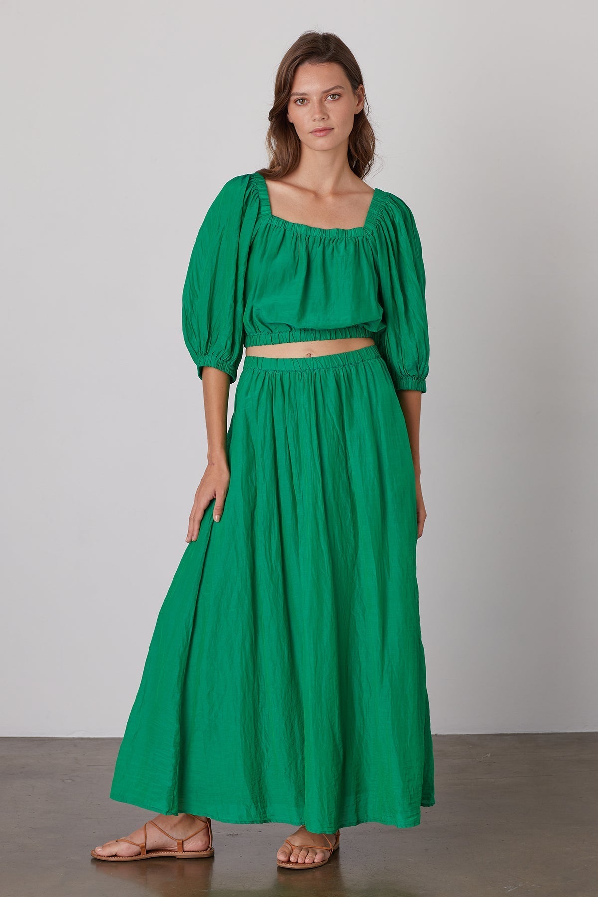 MARIELA MAXI SKIRT - Velvet Staging 2.0