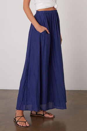 MARIELA MAXI SKIRT - Velvet Staging 2.0
