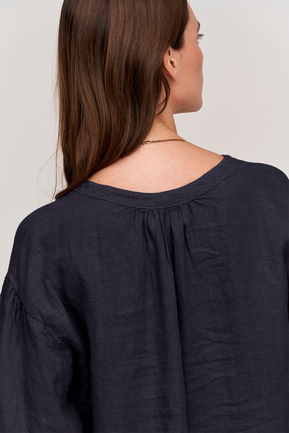 MATEA LINEN BUTTON UP BLOUSE - Velvet Staging 2.0-26916249305284