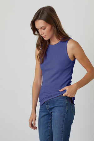 MAXIE RIBBED TANK TOP - Velvet Staging 2.0