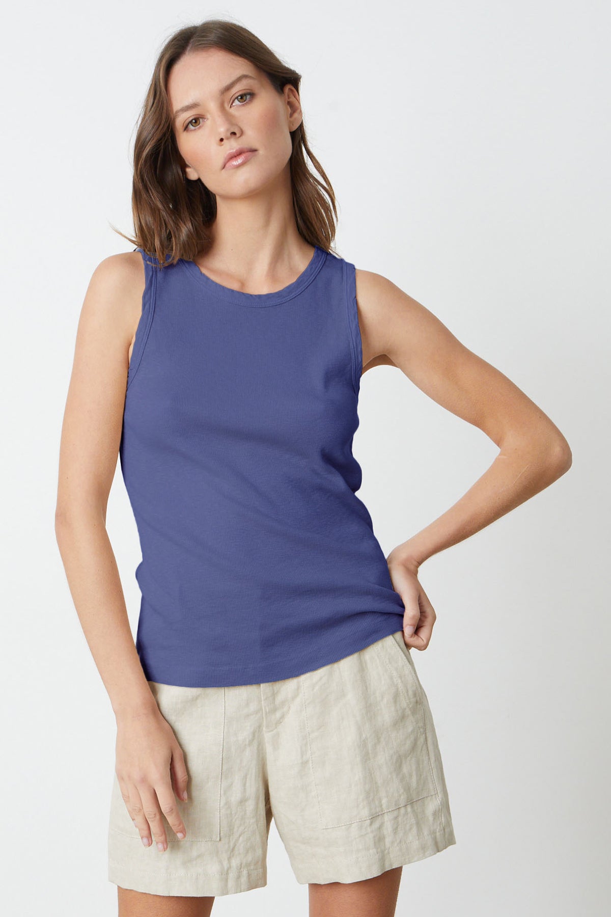 MAXIE RIBBED TANK TOP - Velvet Staging 2.0