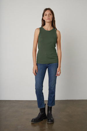 MAXIE RIBBED TANK TOP - Velvet Staging 2.0