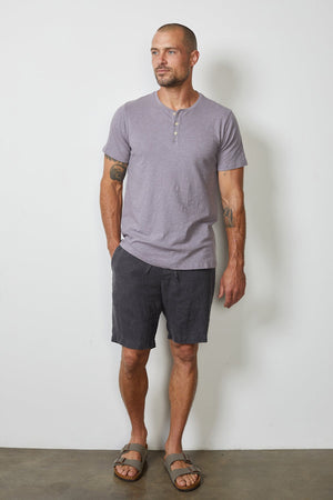 MAXWELL LINEN SHORT - Velvet Staging 2.0