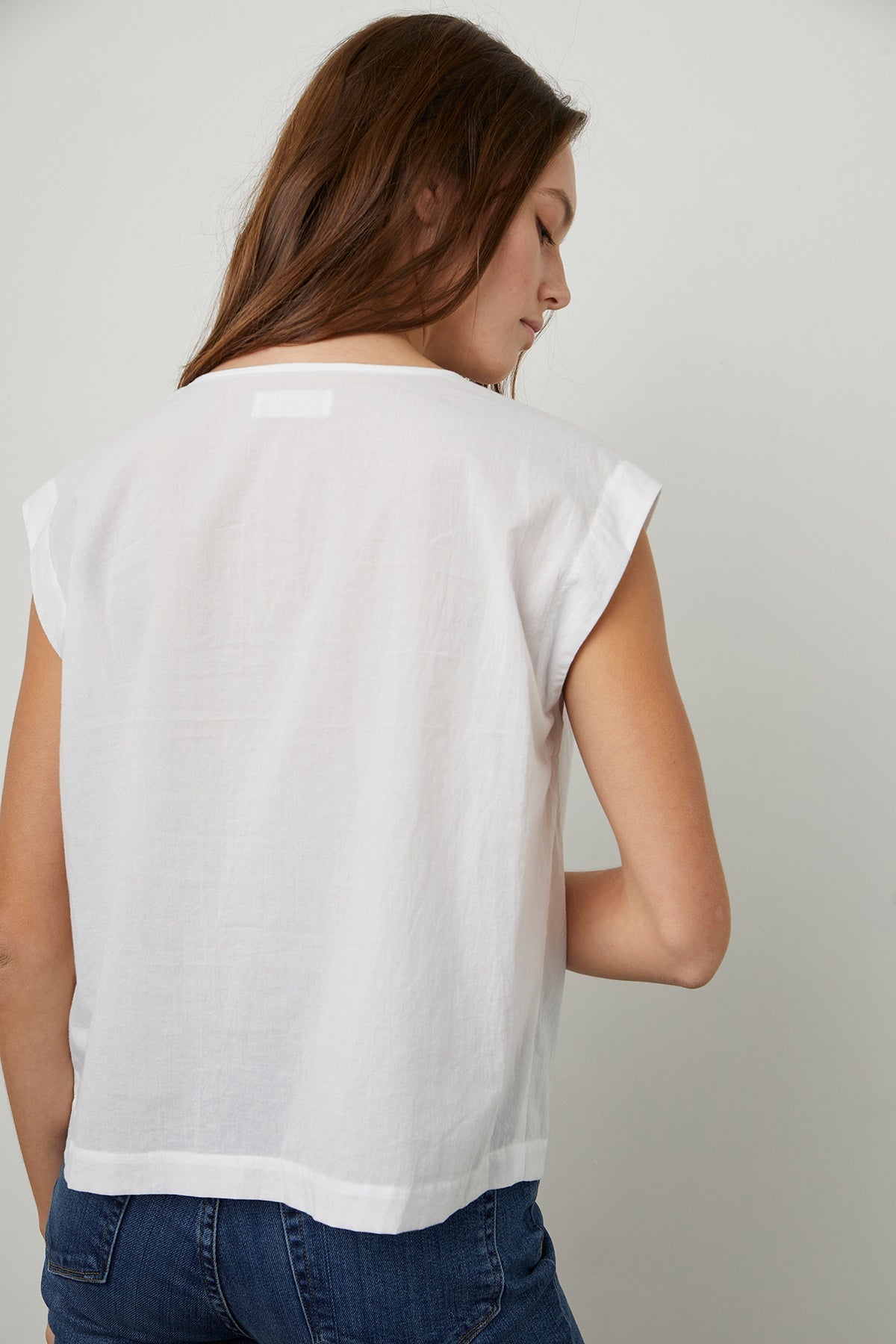 MELISSA SLEEVELESS SHIRRED TOP - Velvet Staging 2.0