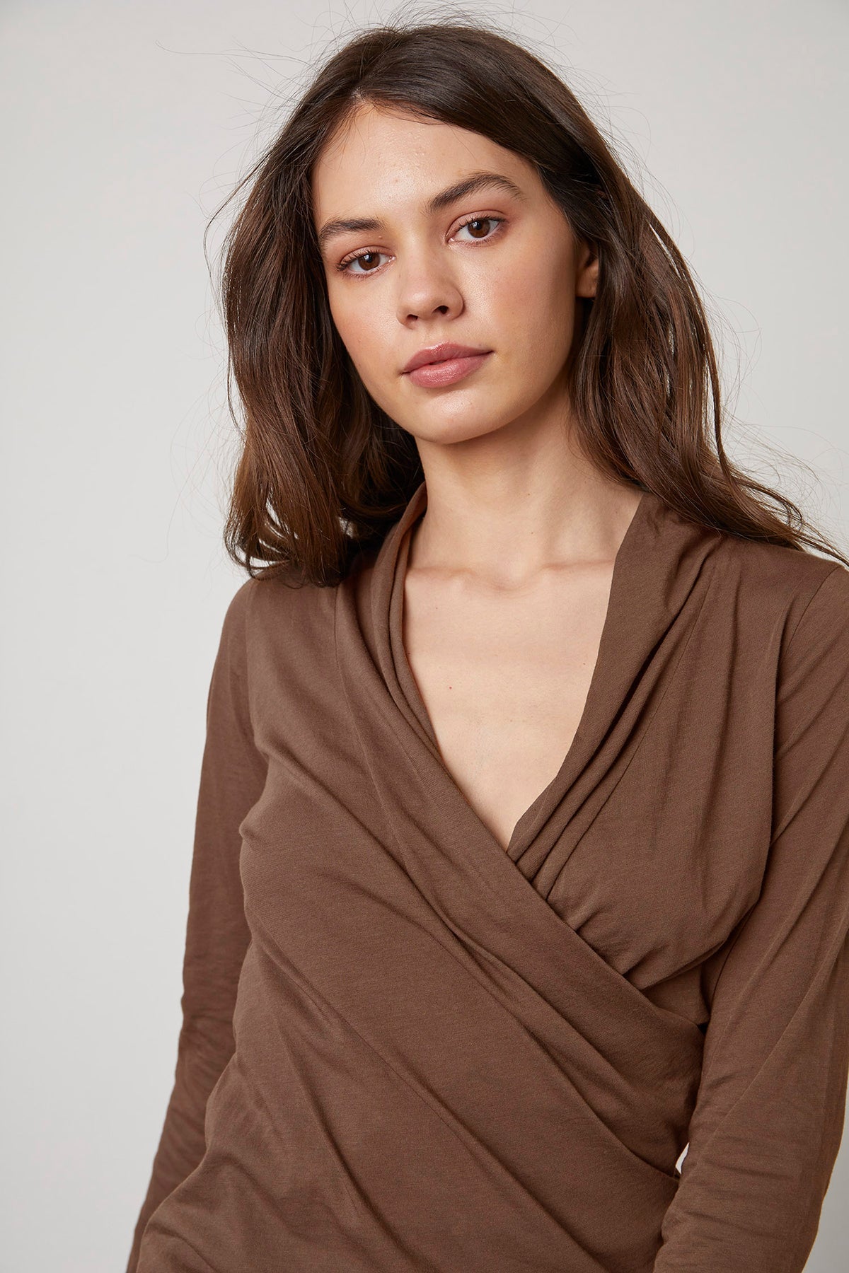 MERI WRAP FRONT FITTED TOP - Velvet Staging 2.0-26916255137988