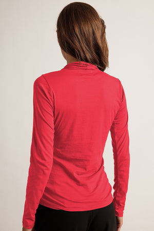 MERI WRAP FRONT FITTED TOP - Velvet Staging 2.0
