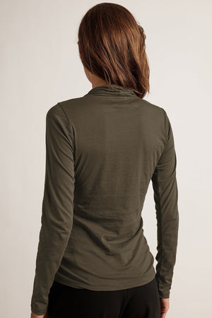 MERI WRAP FRONT FITTED TOP - Velvet Staging 2.0