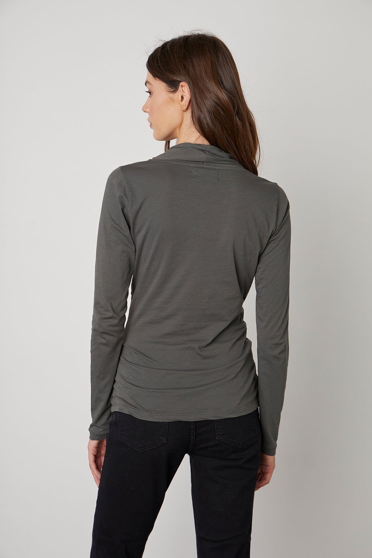 MERI WRAP FRONT FITTED TOP - Velvet Staging 2.0
