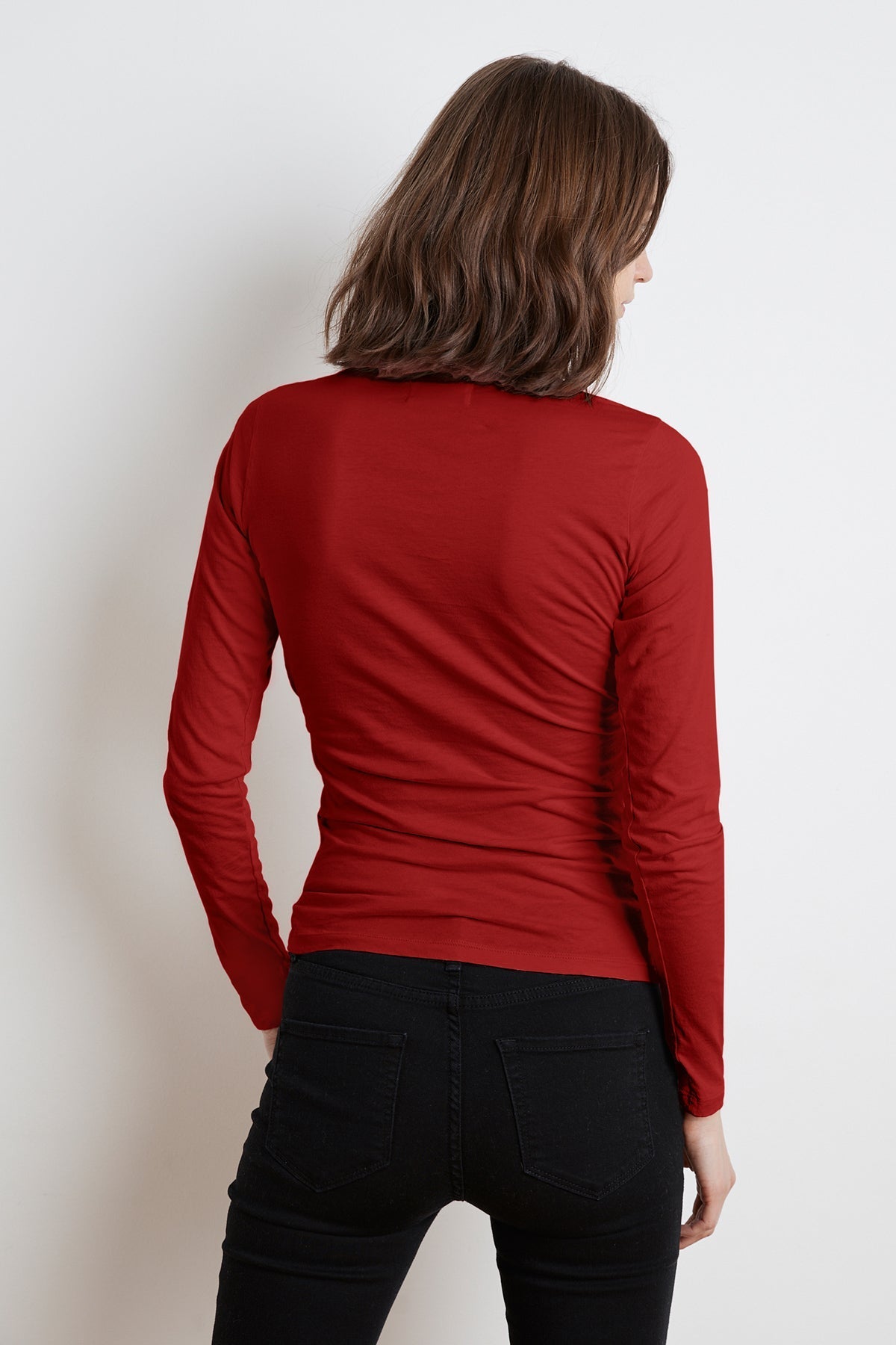 MERI WRAP FRONT FITTED TOP - Velvet Staging 2.0-26916263198916