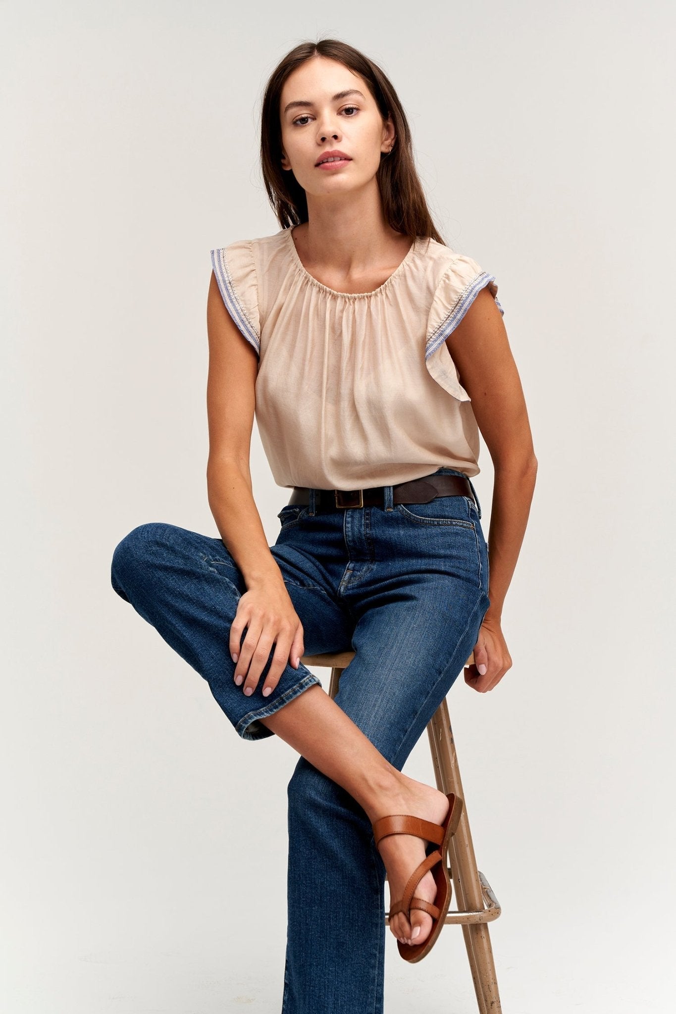 MILAN CAP SLEEVE BLOUSE - Velvet Staging 2.0