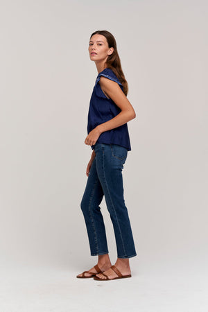 MILAN CAP SLEEVE BLOUSE - Velvet Staging 2.0