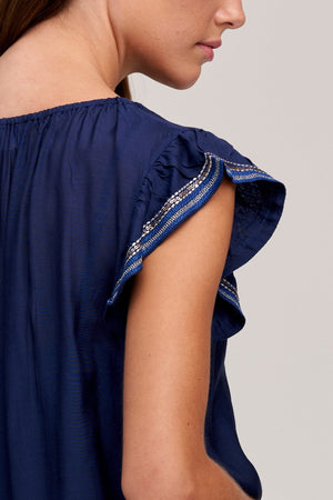 MILAN CAP SLEEVE BLOUSE - Velvet Staging 2.0