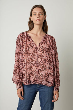 MILEY PRINTED BOHO BLOUSE - Velvet Staging 2.0