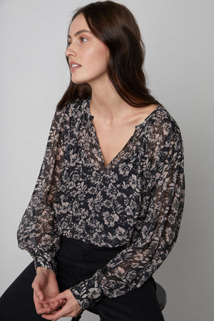 MILEY PRINTED BOHO BLOUSE - Velvet Staging 2.0