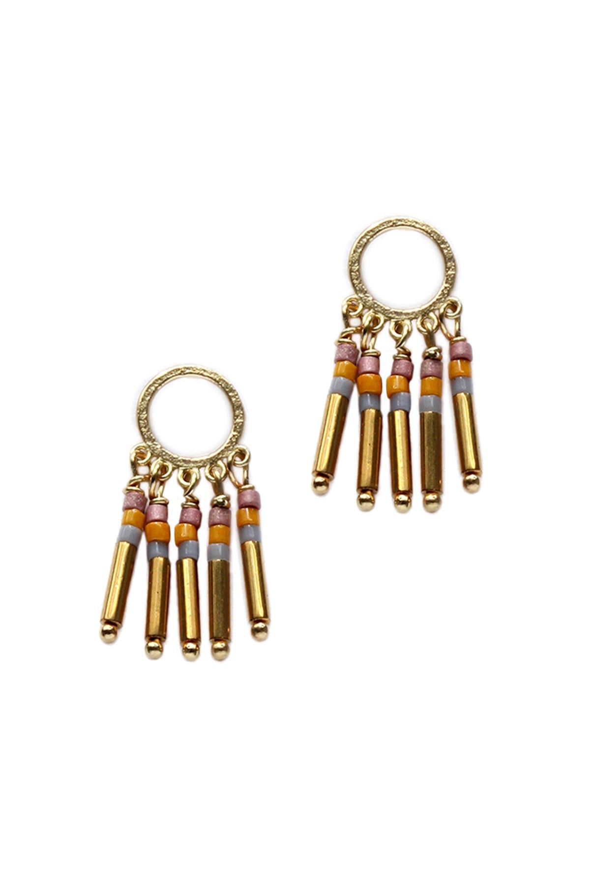 MIMI BEADED FRINGE EARRINGS BY BLUMA PROJECT - Velvet Staging 2.0-26916257366212