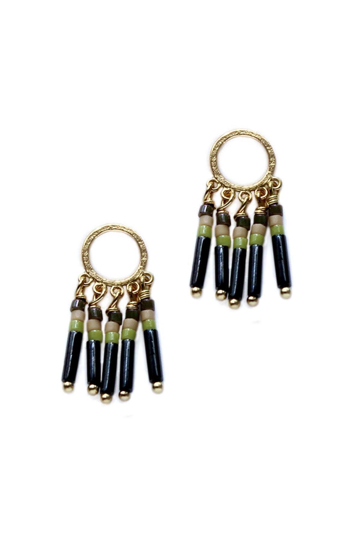 MIMI BEADED FRINGE EARRINGS BY BLUMA PROJECT - Velvet Staging 2.0