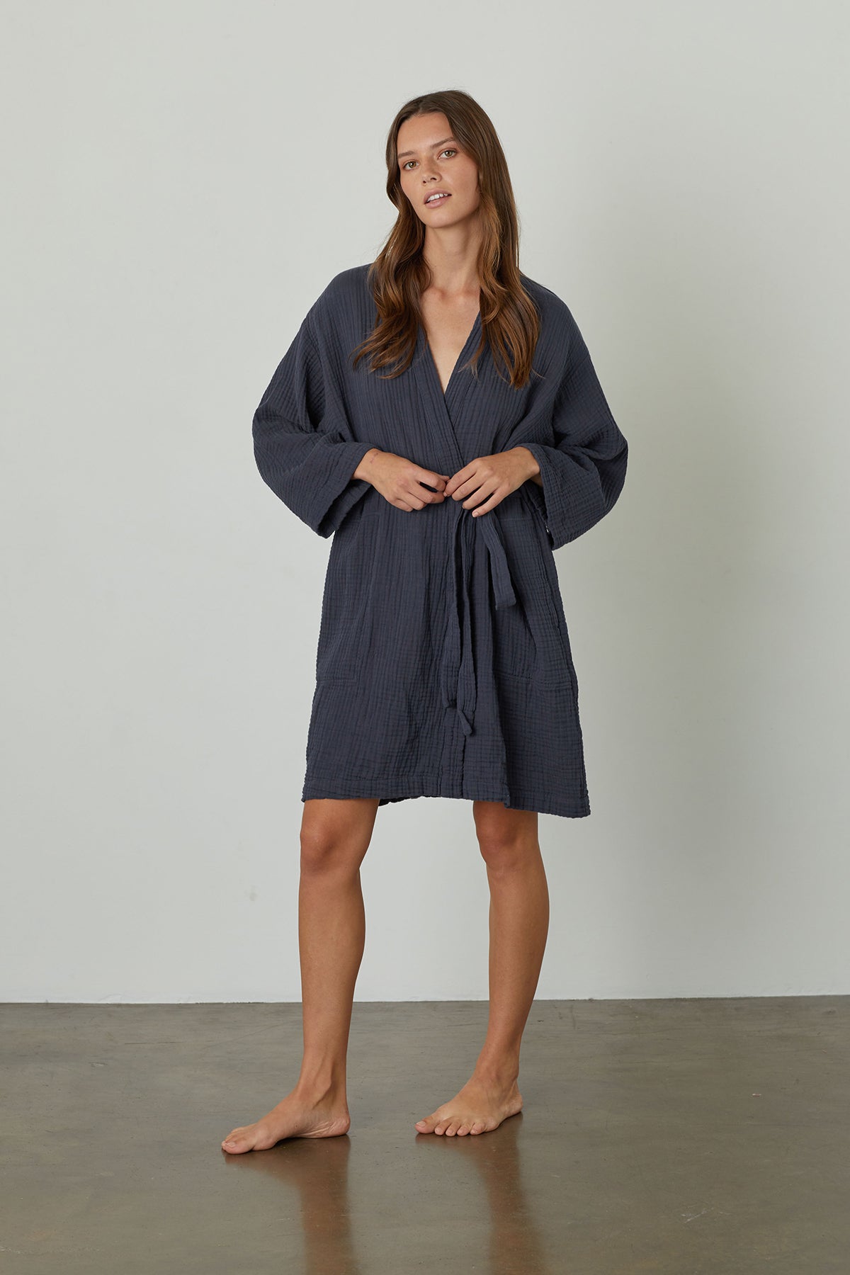 MINI COTTON GAUZE ROBE - Velvet Staging 2.0-26916264018116