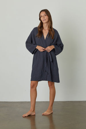 MINI COTTON GAUZE ROBE - Velvet Staging 2.0