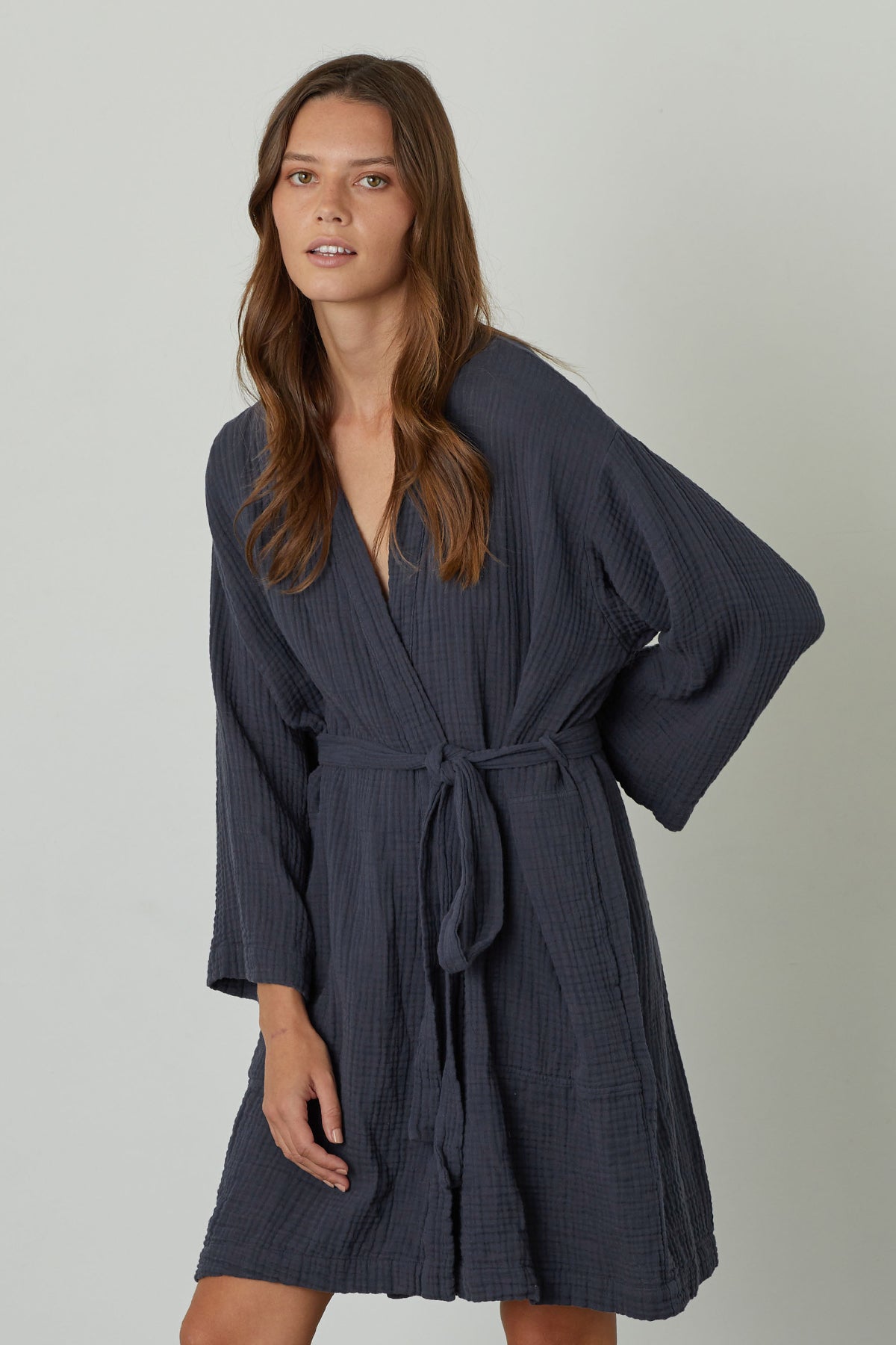 MINI COTTON GAUZE ROBE - Velvet Staging 2.0