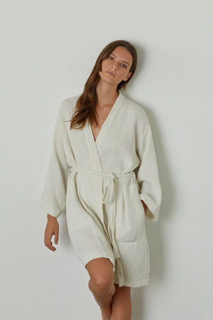 MINI COTTON GAUZE ROBE - Velvet Staging 2.0