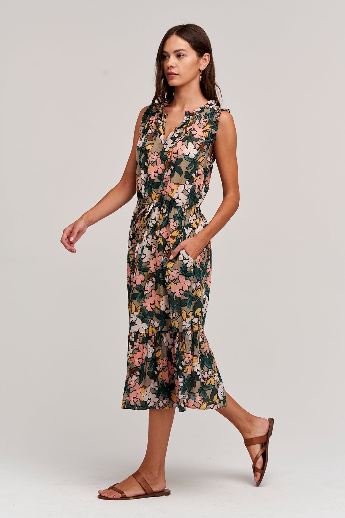 MORGAN PRINTED MIDI DRESS - Velvet Staging 2.0