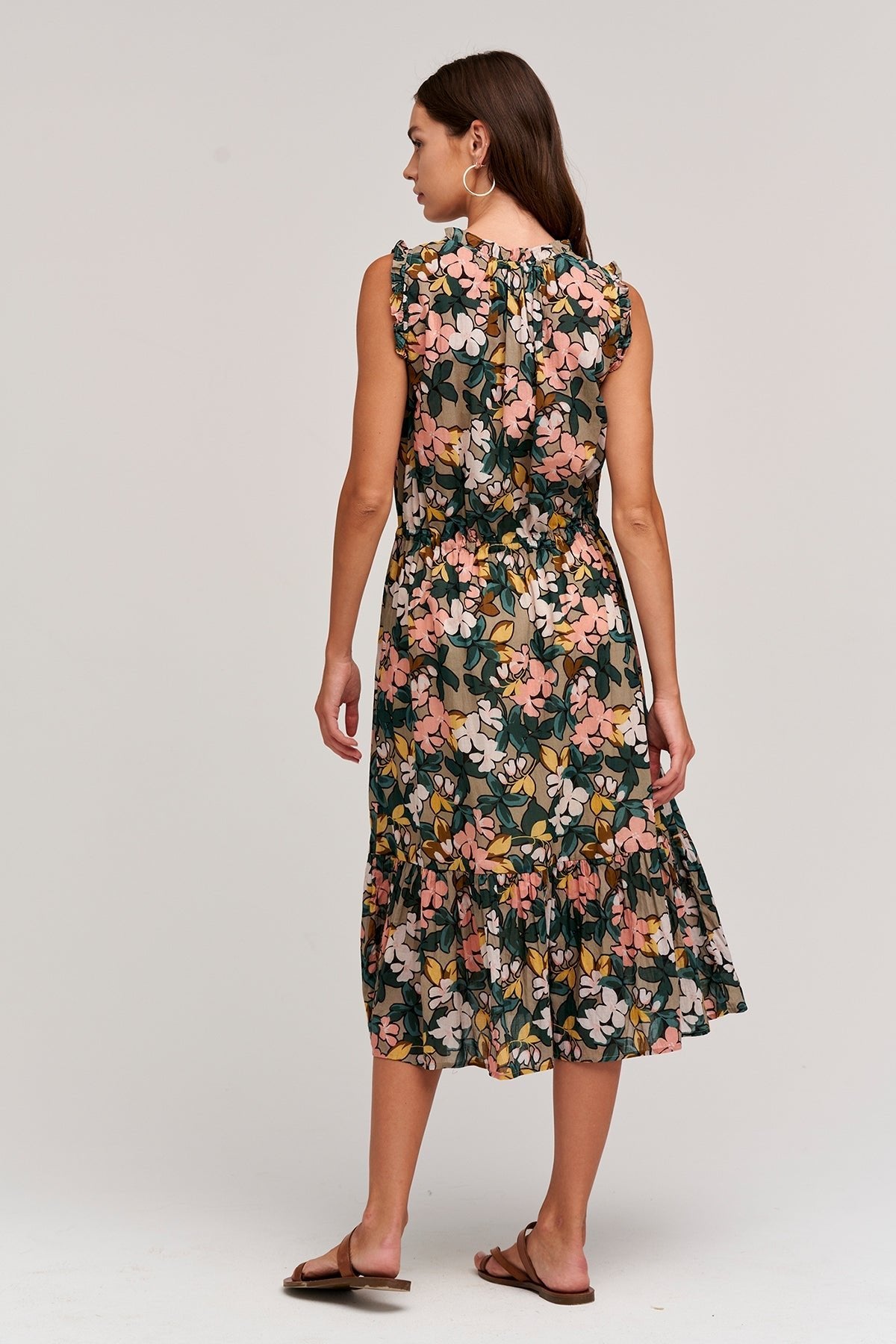 MORGAN PRINTED MIDI DRESS - Velvet Staging 2.0-26916266541252