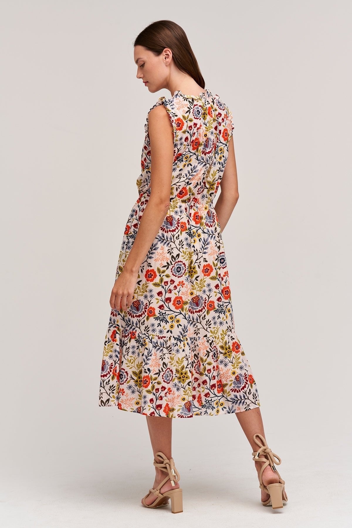 MORGAN PRINTED MIDI DRESS - Velvet Staging 2.0-26916266377412