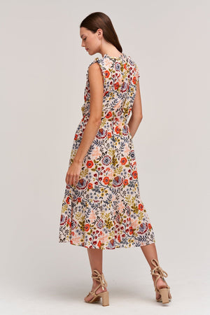 MORGAN PRINTED MIDI DRESS - Velvet Staging 2.0
