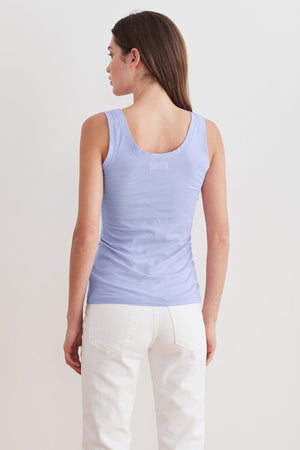 MOSSY GAUZY WHISPER FITTED TANK - Velvet Staging 2.0