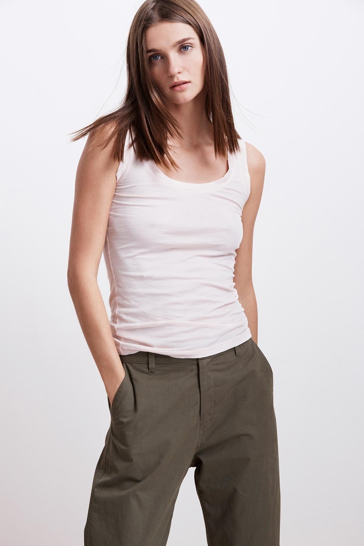 MOSSY GAUZY WHISPER FITTED TANK - Velvet Staging 2.0-26916275978436