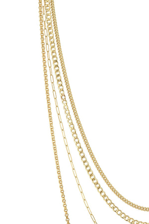 MULTI LAYER CHAIN IN GOLD BY SLOAN - Velvet Staging 2.0