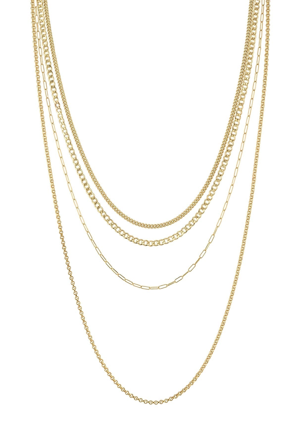 MULTI LAYER CHAIN IN GOLD BY SLOAN - Velvet Staging 2.0