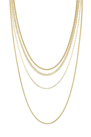 MULTI LAYER CHAIN IN GOLD BY SLOAN - Velvet Staging 2.0