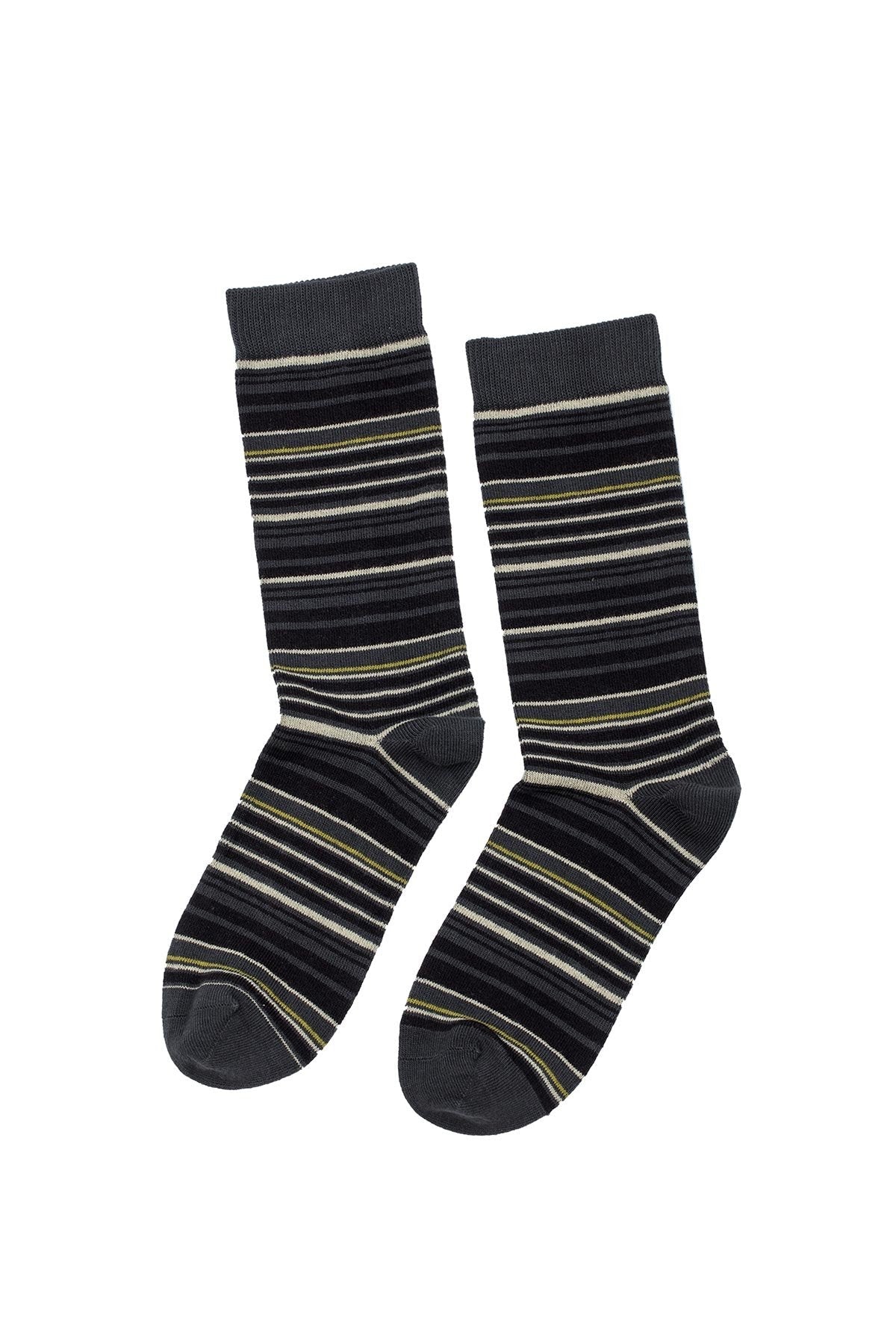 MULTI STRIPE CREW SOCK BY LITTLE RIVER SOCK MILL Little River-26916271358148