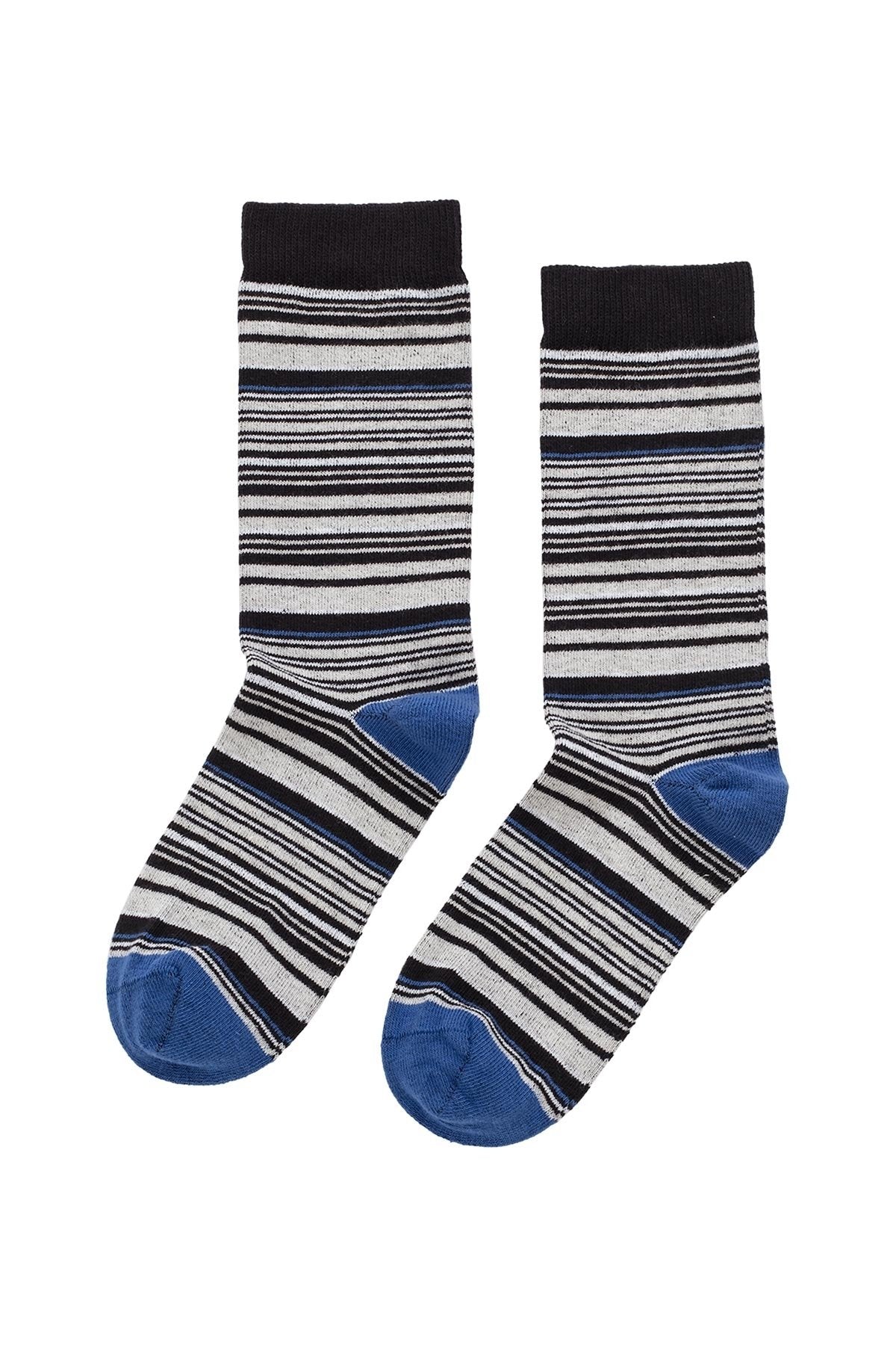 MULTI STRIPE CREW SOCK BY LITTLE RIVER SOCK MILL Little River-26916271194308