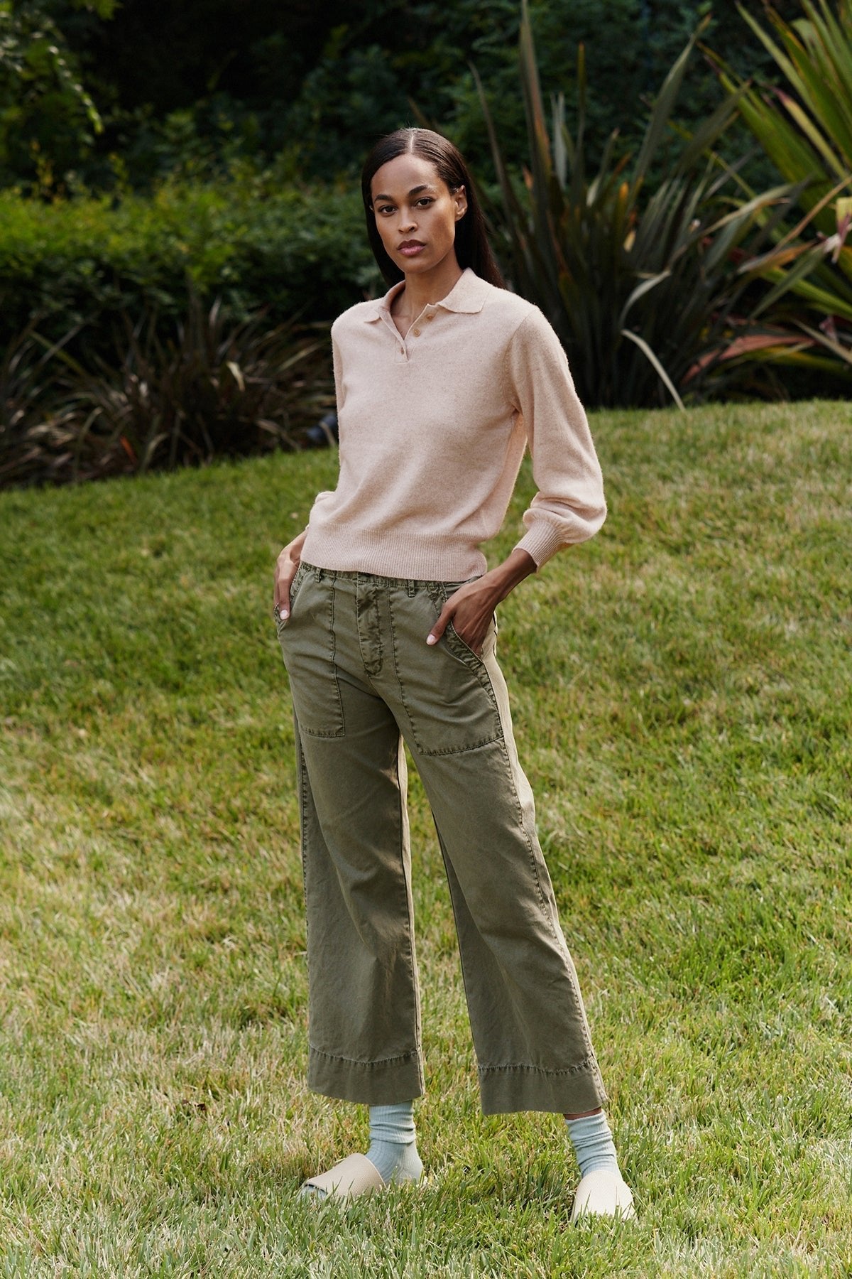 MYA COTTON CANVAS PANT - Velvet Staging 2.0-26916269752516