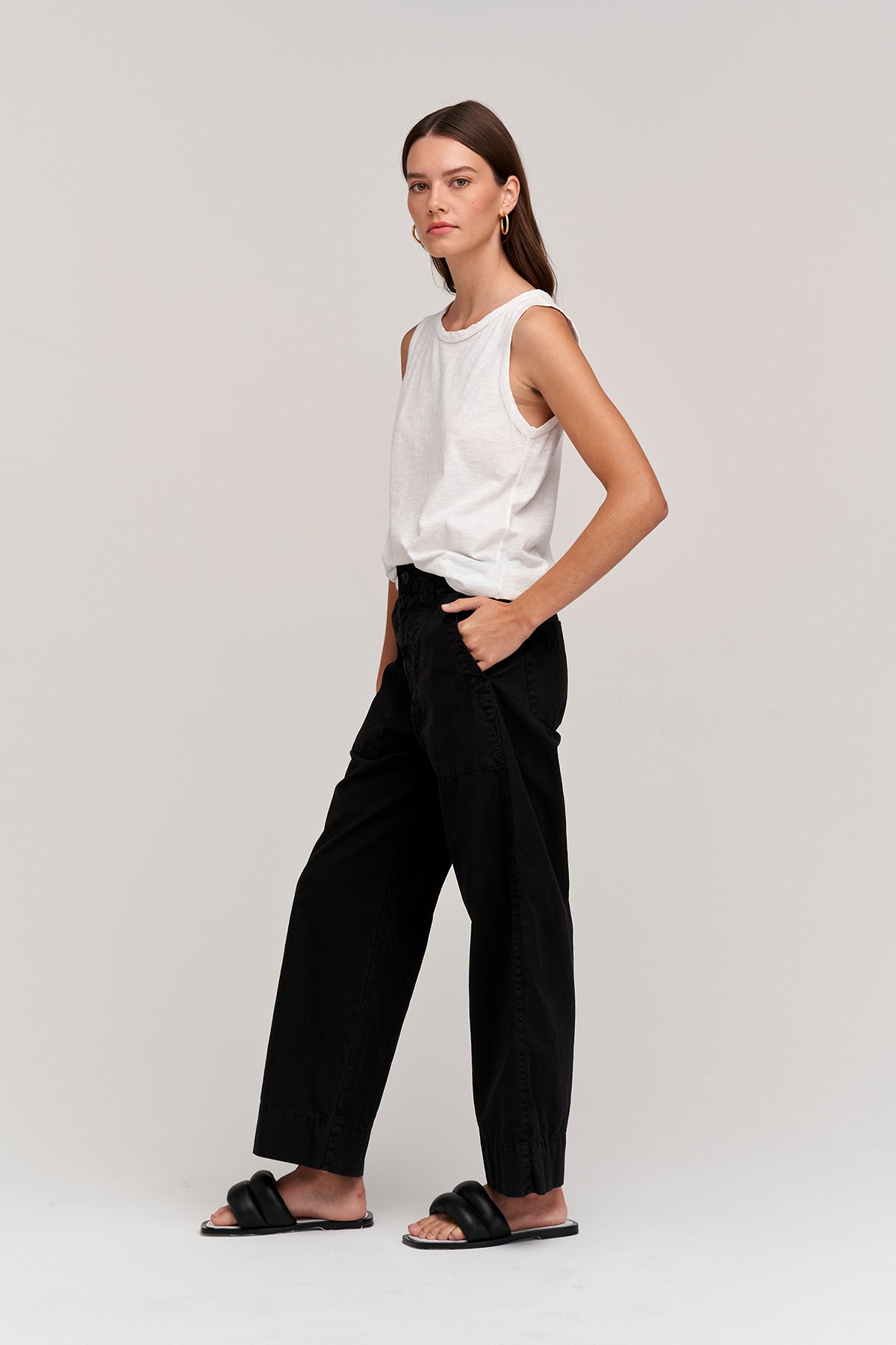 MYA COTTON CANVAS PANT - Velvet Staging 2.0