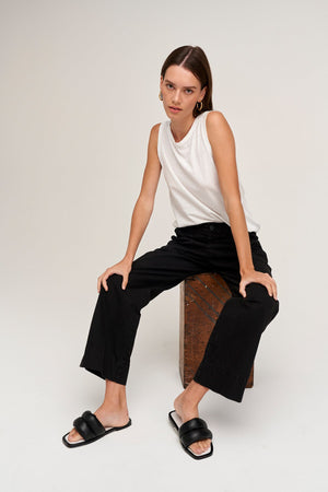 MYA COTTON CANVAS PANT - Velvet Staging 2.0