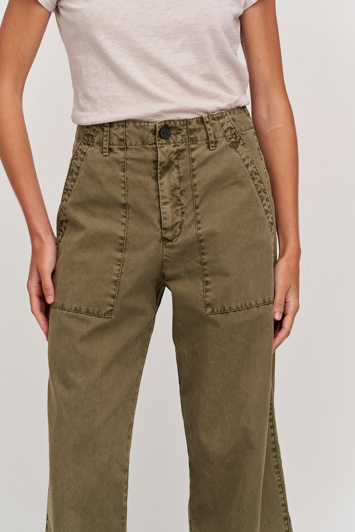 MYA COTTON CANVAS PANT - Velvet Staging 2.0-26916269883588