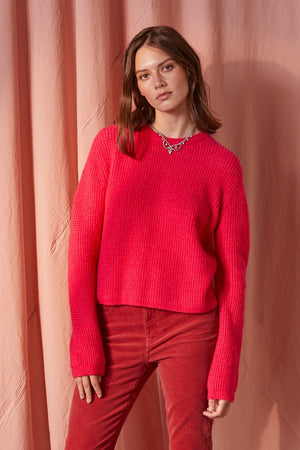 NADIE HONEYCOMB SWEATER - Velvet Staging 2.0