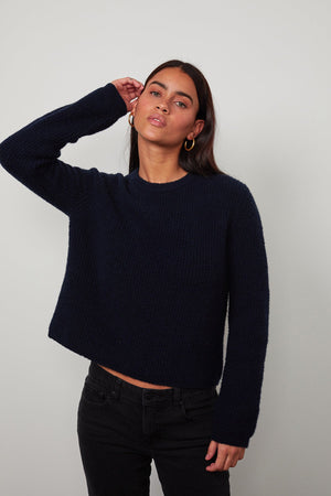 NADIE HONEYCOMB SWEATER - Velvet Staging 2.0