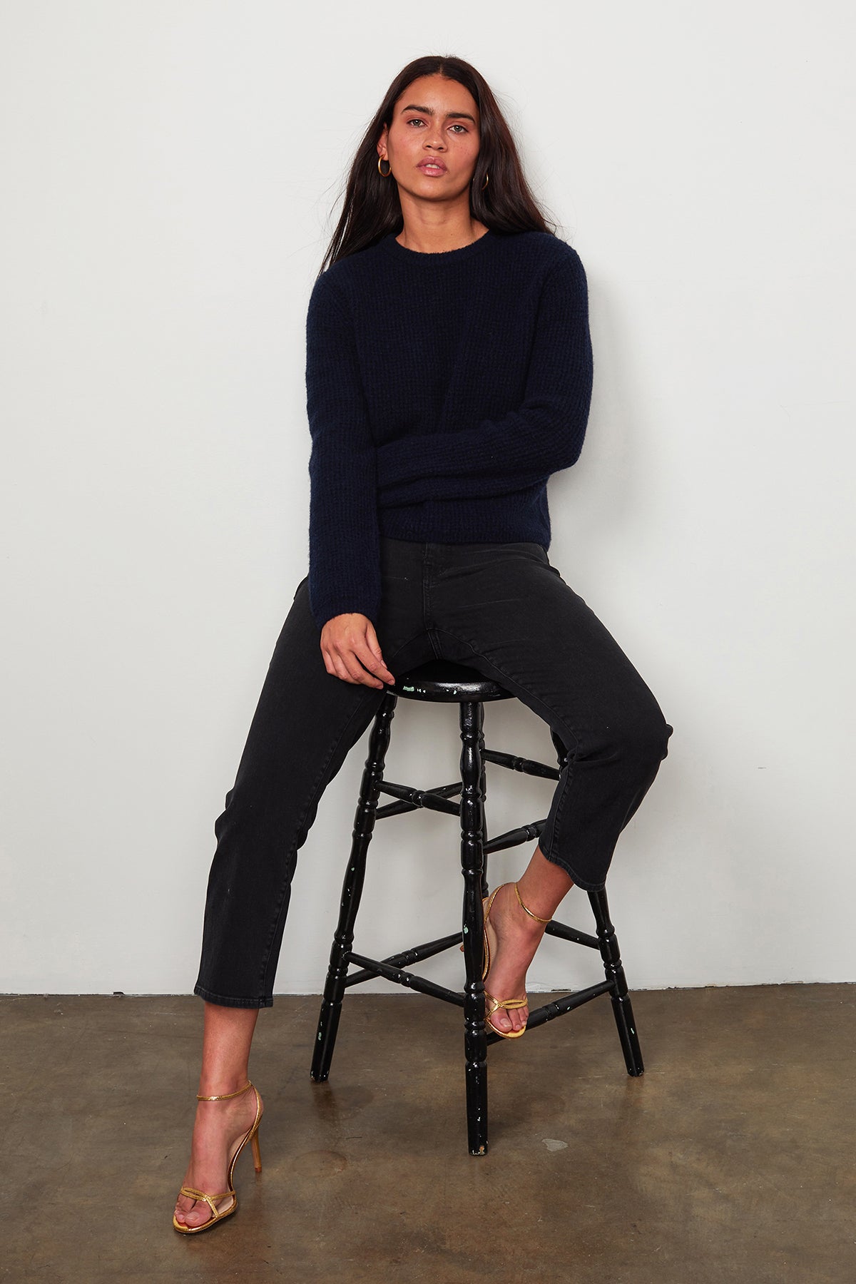 NADIE HONEYCOMB SWEATER - Velvet Staging 2.0