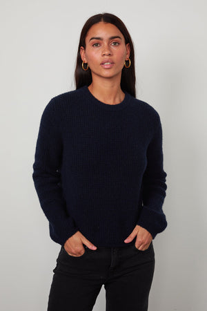NADIE HONEYCOMB SWEATER - Velvet Staging 2.0