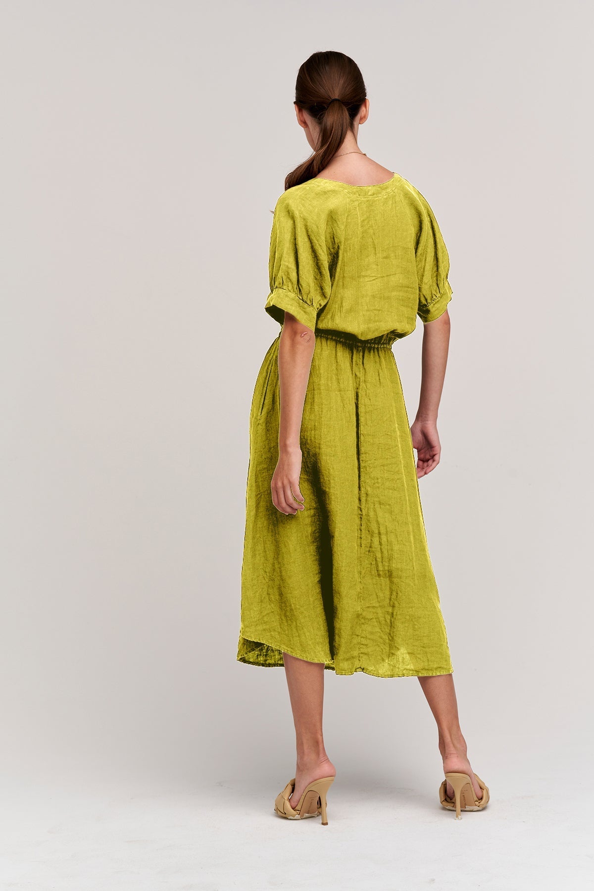 NANETTE LINEN MIDI DRESS - Velvet Staging 2.0